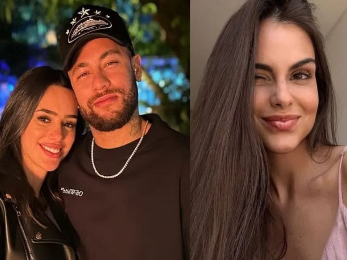 Bruna Biancardi e ex de Neymar, Amanda Kimberlly, acompanham homenagem ao  jogador - Portal Área VIP