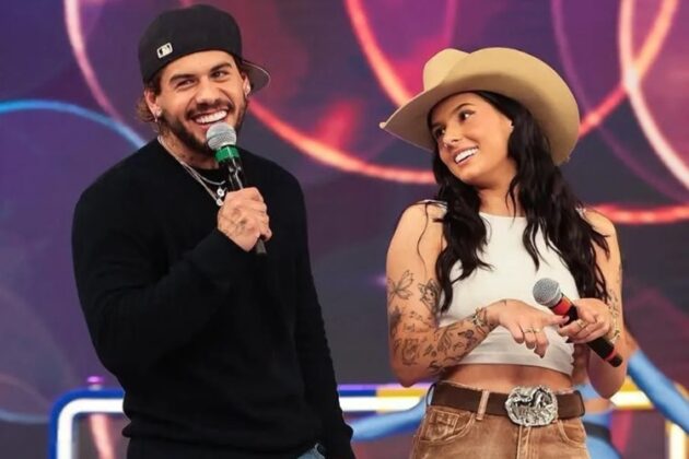 Z&eacute; Felipe e Ana Castela - Foto: SBT