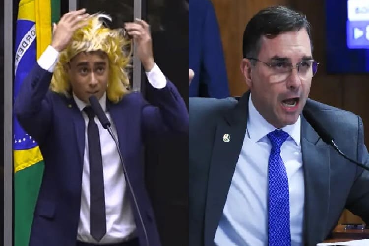 Nikolas Ferreira e Flávio Bolsonaro (Foto: Montagem/Agência Brasil) Nikolas Ferreira e Flávio Bolsonaro (Foto: Montagem/Agência Brasil)