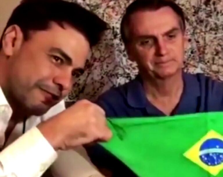 Vaza videochamada de Zezé Di Camargo com Bolsonaro; assista!