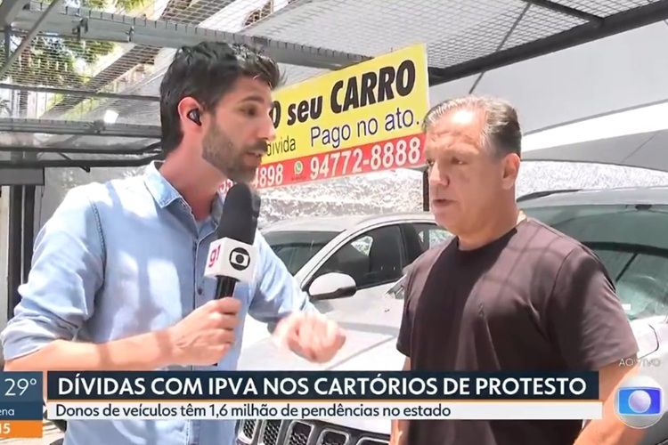 Animal ataca entrevistado ao vivo na Globo