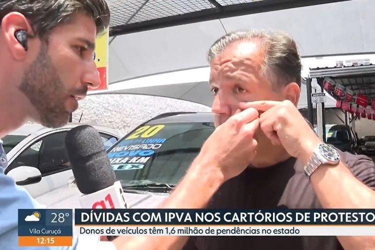 Filipe Gonçalves na Globo (Foto: Reprodução)