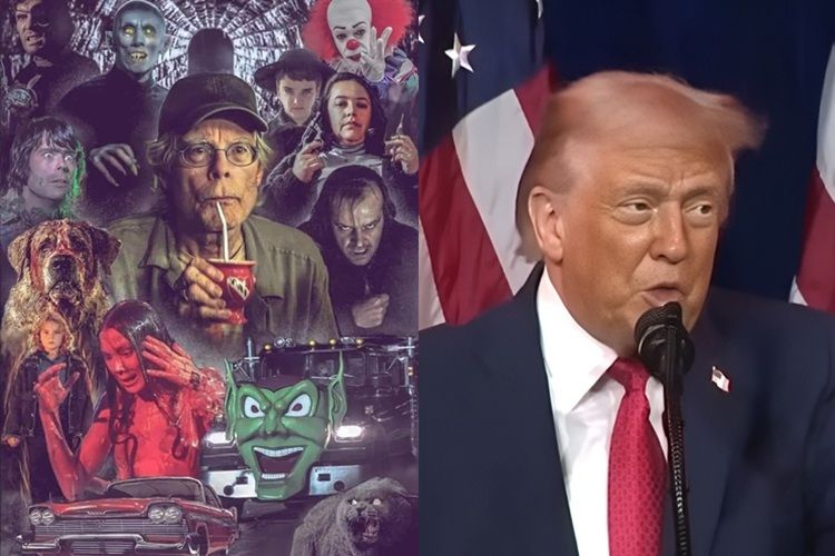 Stephen King e Donald Trump (Foto: Reprodução)