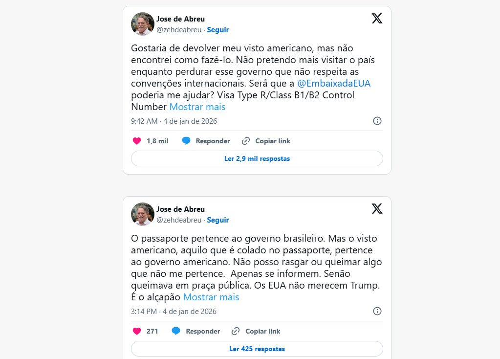 Tweets José de Abreu