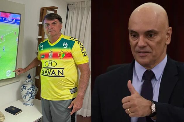Bolsonaro e Moraes (Foto: Reprodu&ccedil;&atilde;o/ Foto: Marcelo Camargo/Ag&ecirc;ncia Brasil)