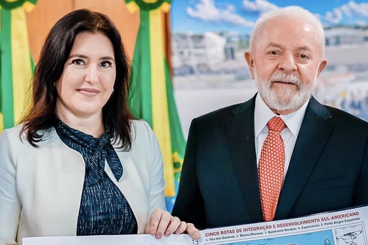 Simone Tebet e Lula (Foto: Redes Sociais)