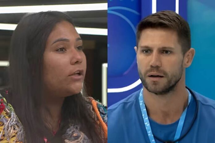 Chaiany e Jonas (Reprodução: TV Globo)