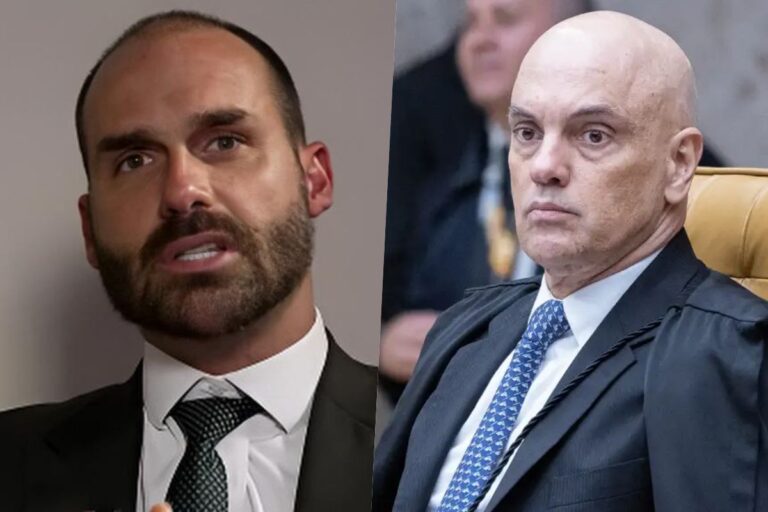 Eduardo detona Moraes após ida de Bolsonaro à Papudinha: “Psicopata”