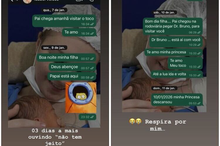 Conversas de Joelson para isabel Veloso (Fonte: instagram)
