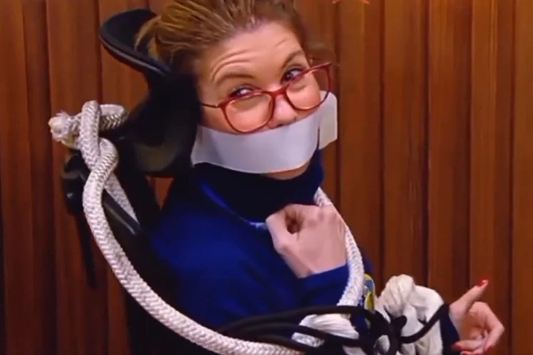 Daniela Beyruti no Comédia SBT (Foto: Reprodução)