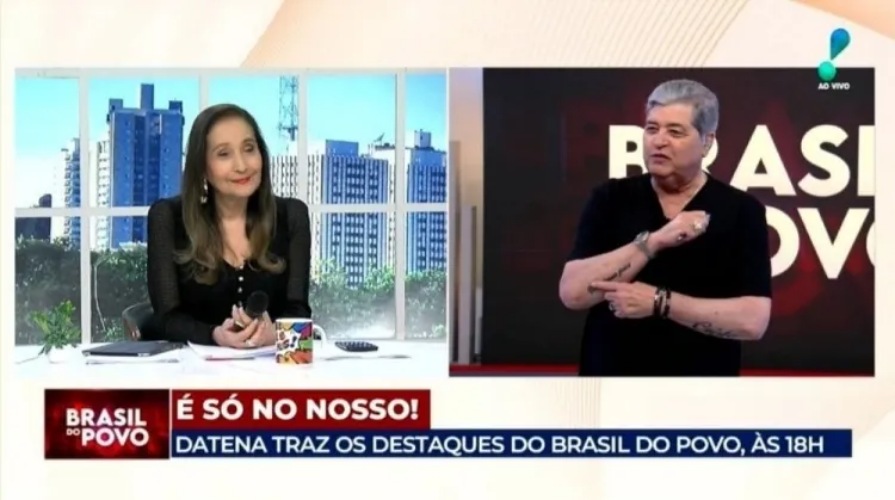 Sonia Abrão e José Luiz Datena