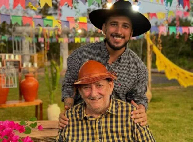 Francisco Garcia e o pai Antônio - Reprodução: Instagram Francisco Garcia e o pai Antônio - Reprodução: Instagram