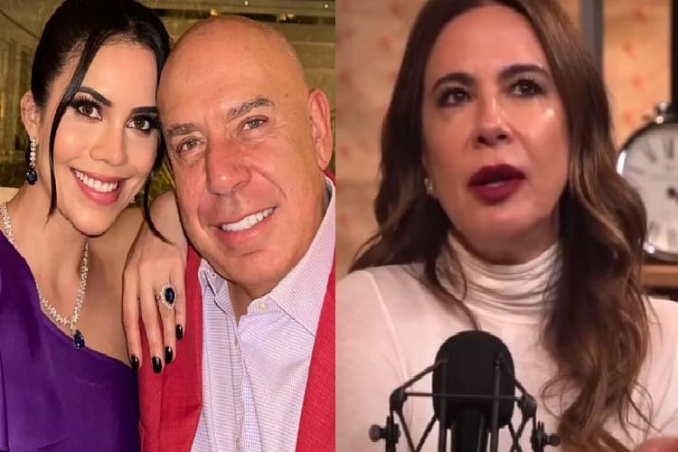 Daniela Albuquerque é esposa de Amilcare Dallevo Jr, dono da RedeTV!, emissora que demitiu Luciana Gimenez (Foto: Redes Sociais/Youtube)