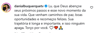 Daniela Albuquerque, esposa do dono da RedeTV!, comenta em publicação de Luciana Gimenez (Foto: Instagram)