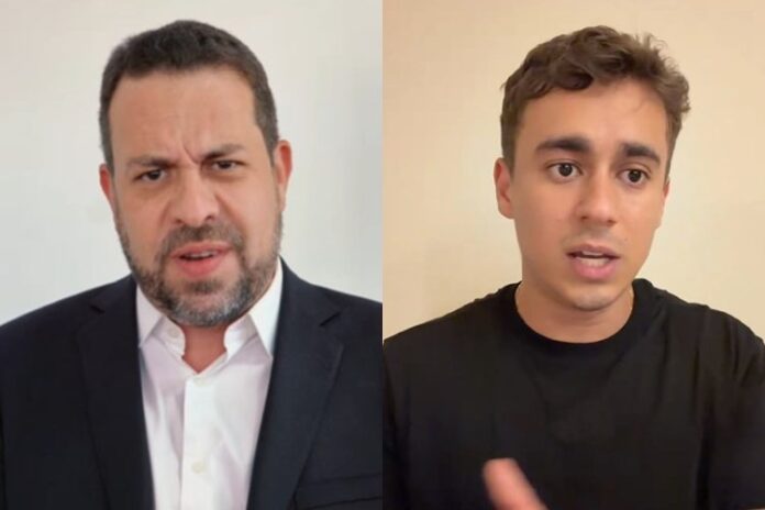 Guilherme Boulos e Nikolas Ferreira - Foto: Instagram