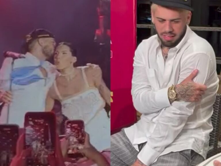Fãs notam ‘climão’ entre Ana Castela e Zé Felipe durante show; assista!