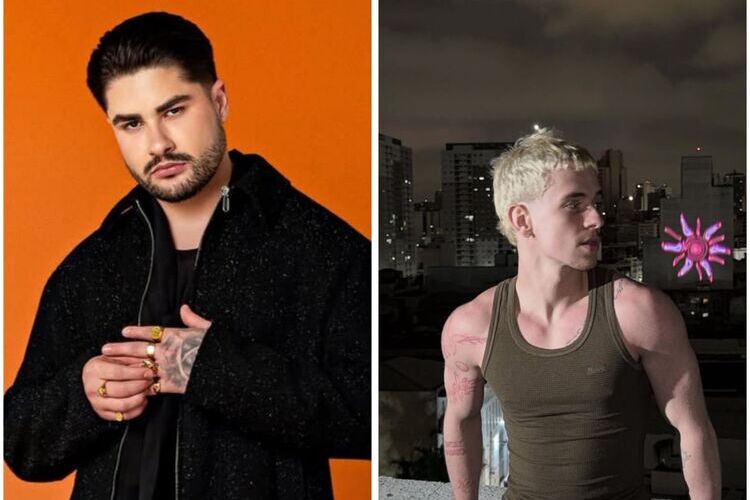 Lucas Souza e Juliano Floss (Fonte: Instagram) Lucas Souza e Juliano Floss (Fonte: Instagram)