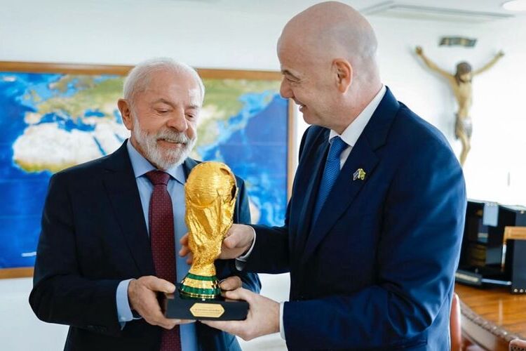 Lula e Gianni Infantino (Fonte: Instagram) Lula e Gianni Infantino (Fonte: Instagram)