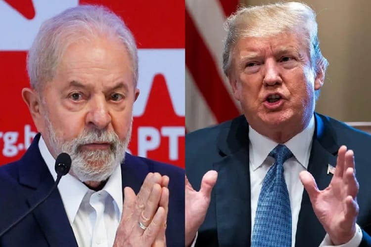 PT de Lula repudia ações de Trump (Foto: Montagem/Agência Brasil)