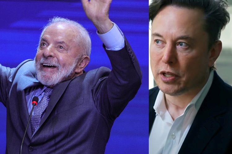 Lula e Elon Musk Lula e Elon Musk Foto: Fabio Rodrigues-Pozzebom - Agência Brasil/ Youtube Ted)