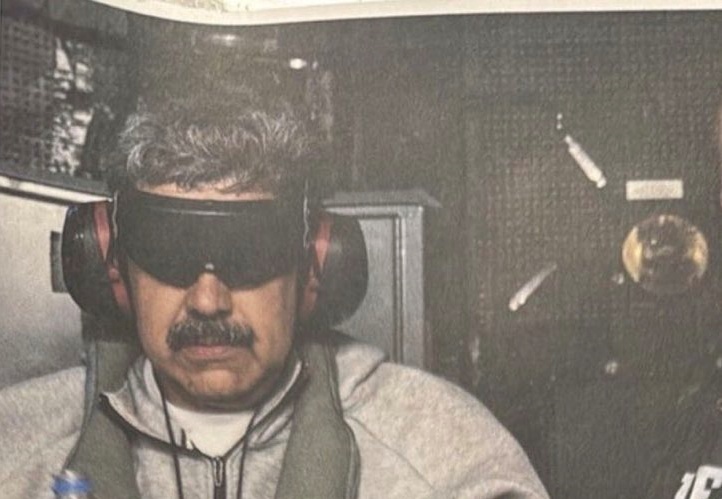 Donald Trump divulga foto de Nicolás Maduro capturado em navio americano