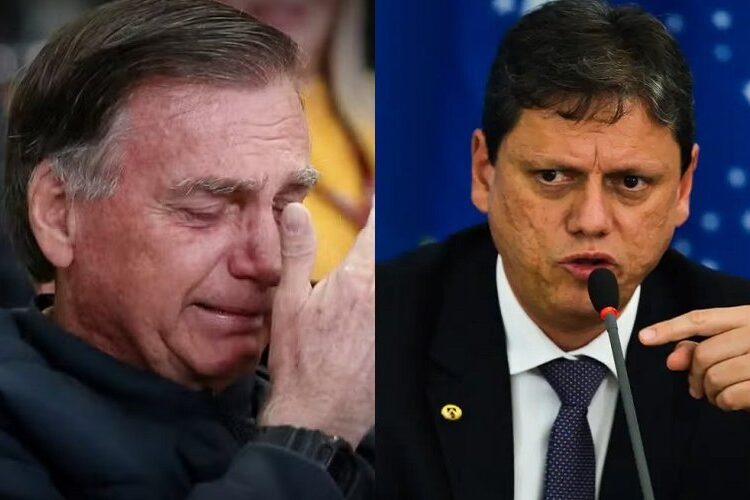 Tarcísio de Freitas e Jair Bolsonaro (Foto: Montagem/Agência Brasil)