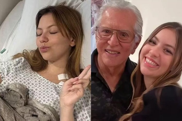 Bruna Furlan é neta de Carlos Alberto de Nóbrega (Foto: Montagem/Instagram)