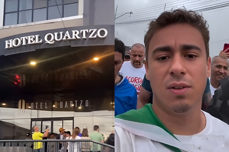 Nikolas Ferreira faz pausa em caminhada e se hospeda em hotel de luxo para recuperação física