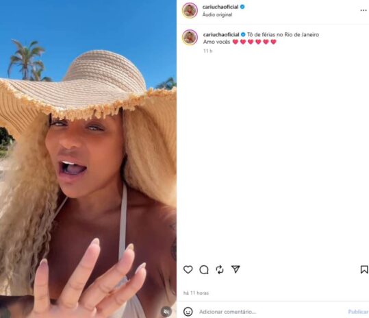 Post da Cariúcha Post da Cariúcha (Reprodução: Instagram)