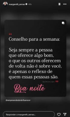 Post da Margareth Serrão Post da Margareth Serrão