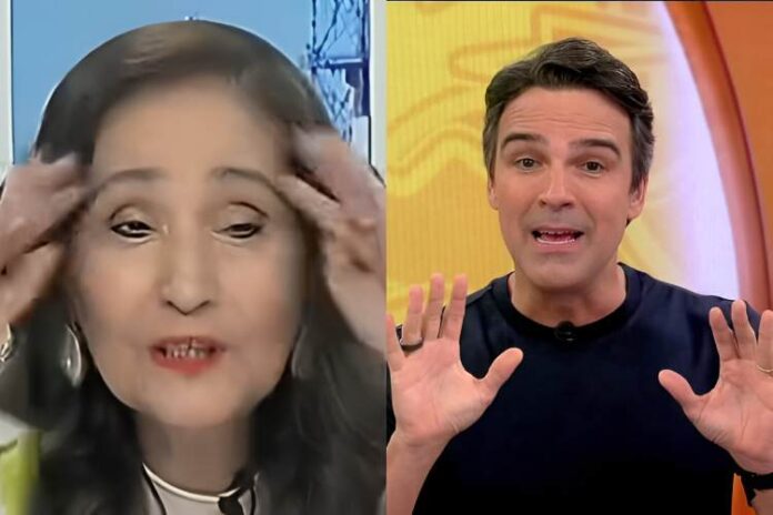 Sonia Abrão e Tadeu Schmidt