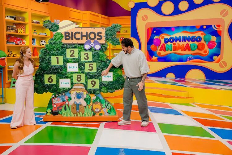 Viih Tube e Eliezer no Domingo Animado