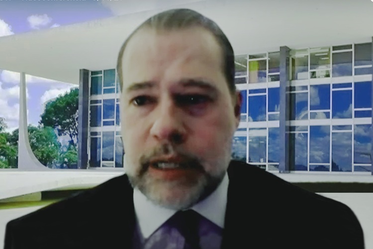 Antônio Dias Toffoli (Foto: Print de sessão por videoconferência)