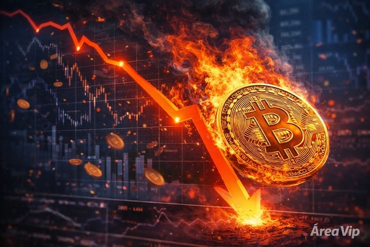 Bitcoin (Foto: IA/ Área Vip)