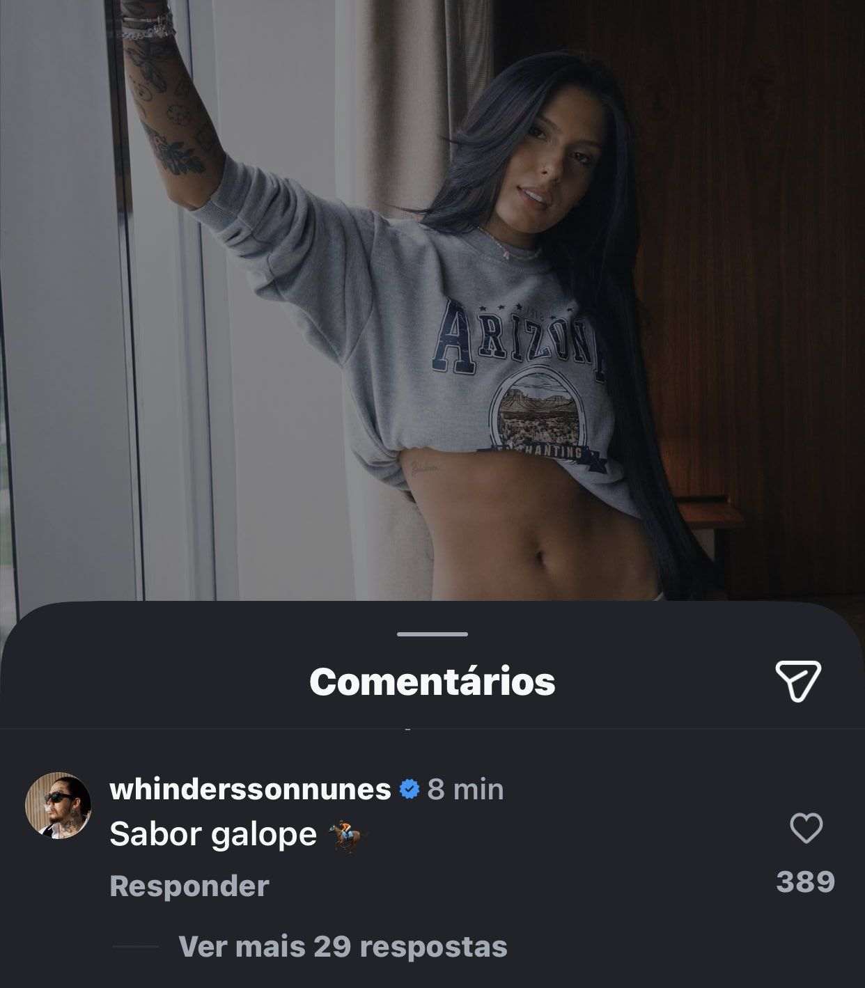 Whindersson Nunes comentário