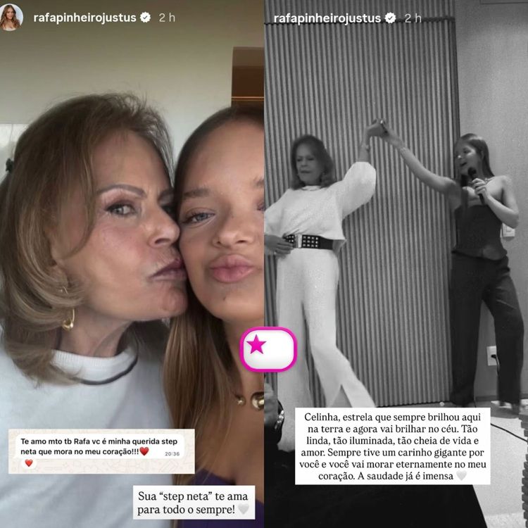 Celinha e Rafa Justus 