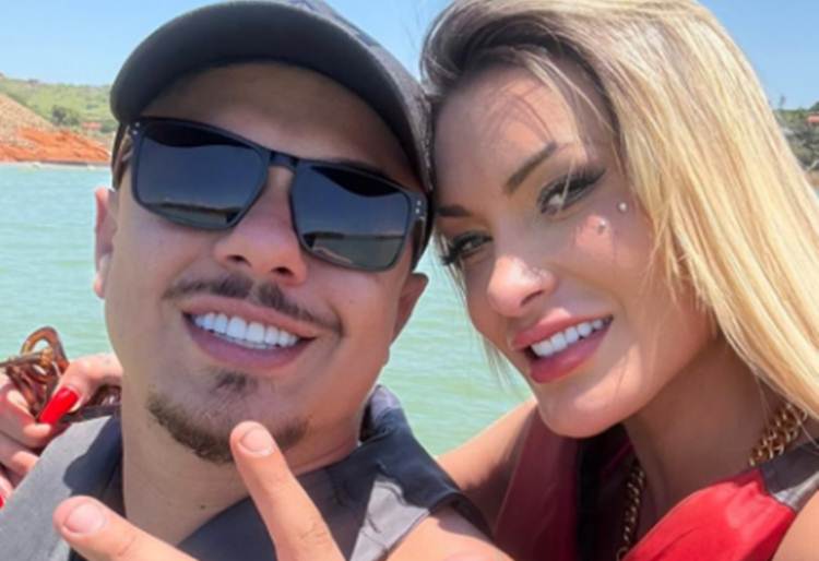Andressa Urach e o marido - Instagram