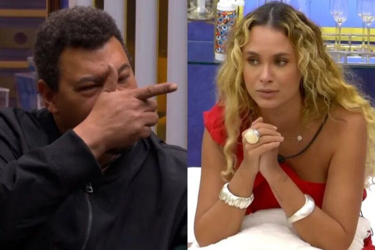 BBB26: Babu causa polêmica após gesto de arma contra Sarah