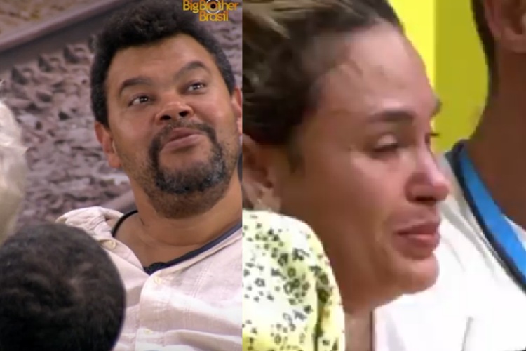 Babu Santana e Sarah Andrade no BBB26 (Foto: Reprodução)