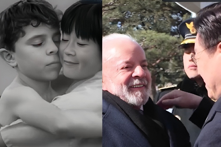 Lula com Lee Jae Myung Lula com Lee Jae Myung (Foto: Reprodução/ Colagem Área Vip)