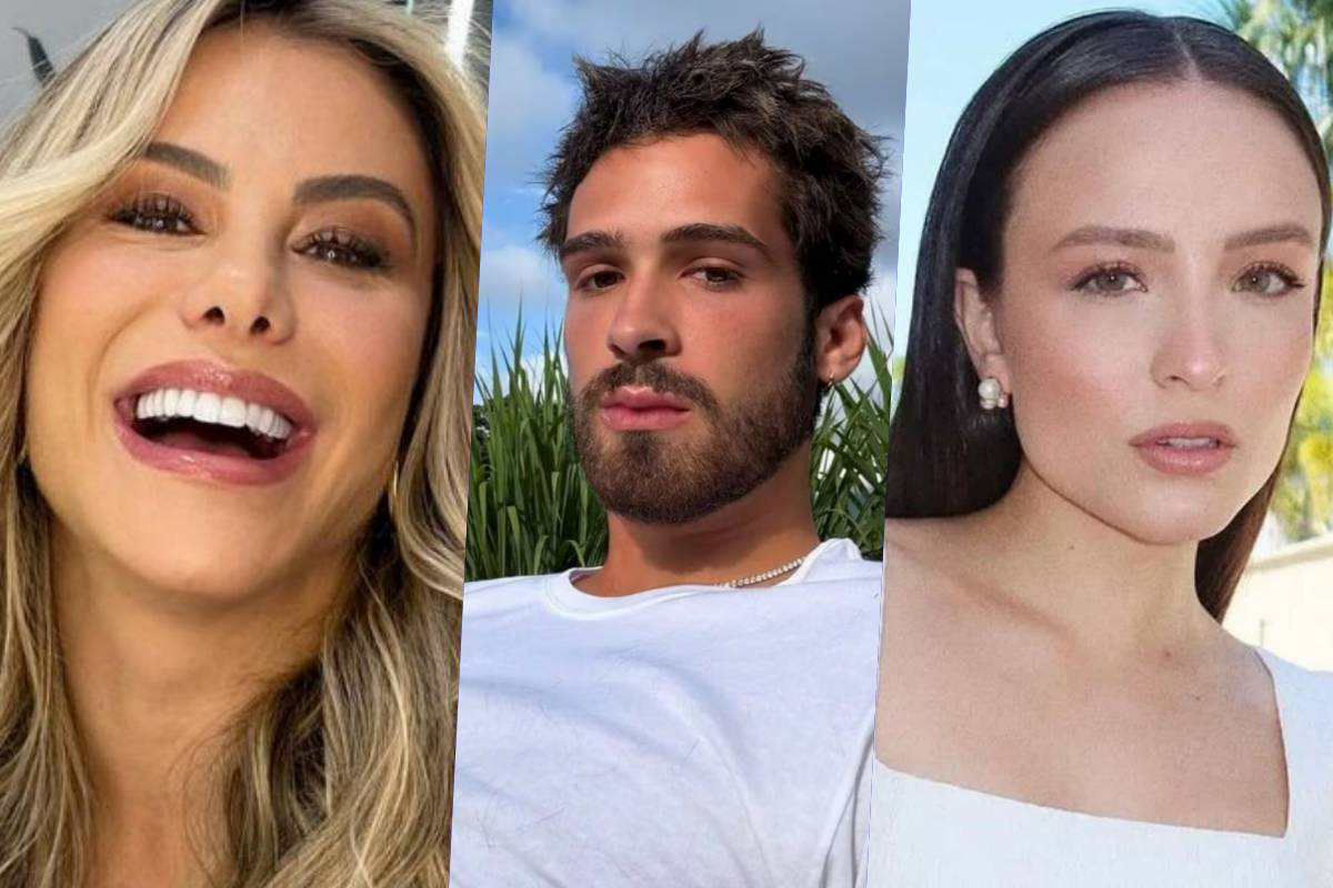 Poliana Rocha, João Guilherme e Larissa Manoela