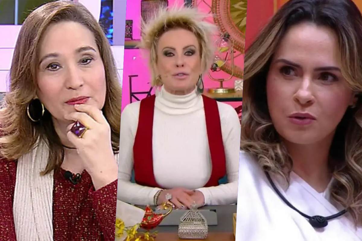 Sônia Abrão, Ana Maria Braga e Ana Paula Renault