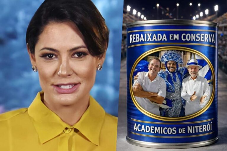 Michelle ironiza rebaixamento de escola pró Lula: “Em conserva”