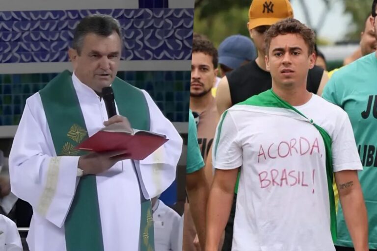 Padre detona Nikolas Ferreira em missa e dispara: “Nunca teve projeto”