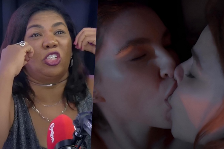 Elisângela, mãe de Davi Brito e cena de Três Graças