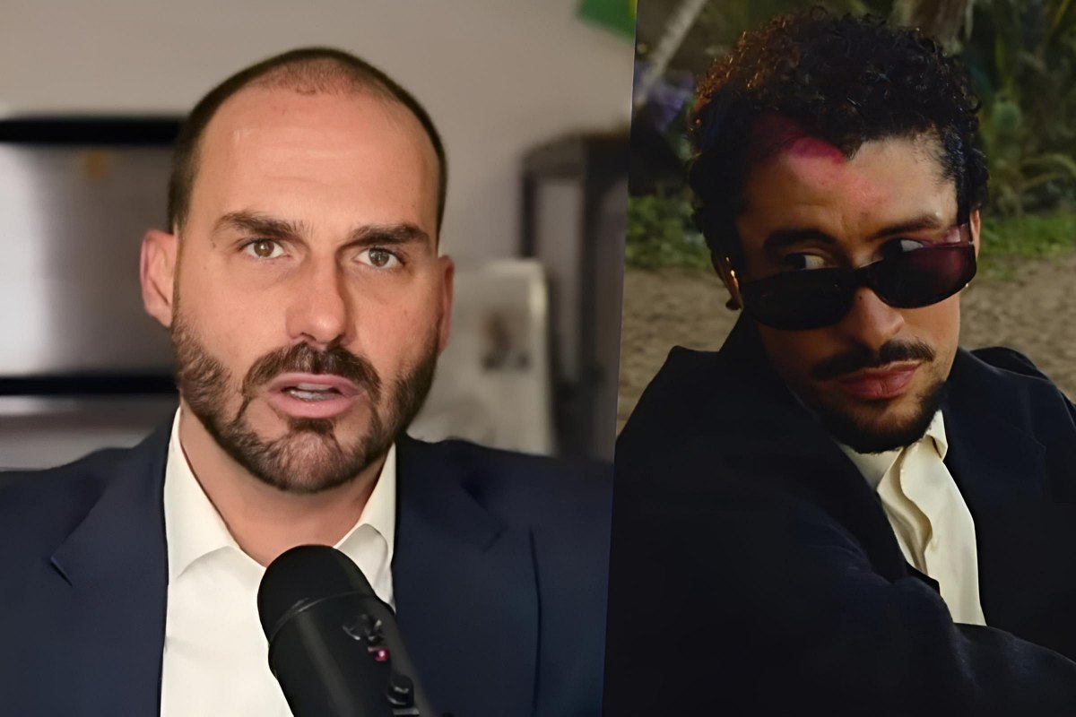Eduardo Bolsonaro e Bad Bunny