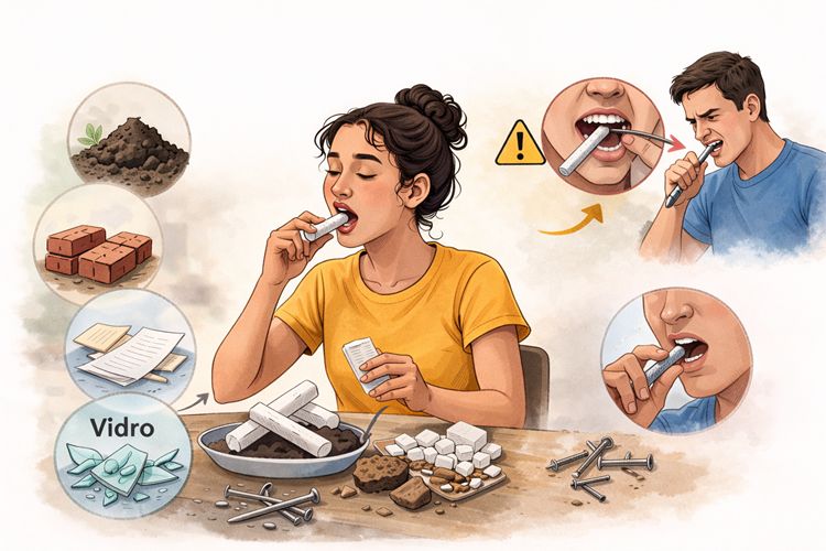 Síndrome de Pica Síndrome de Pica (Foto: Reprodução/ IA/ Área Vip)