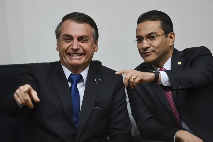 Marcos Pereira e Bolsonaro (Foto: Marcelo Camargo/ Agencia Brasil)