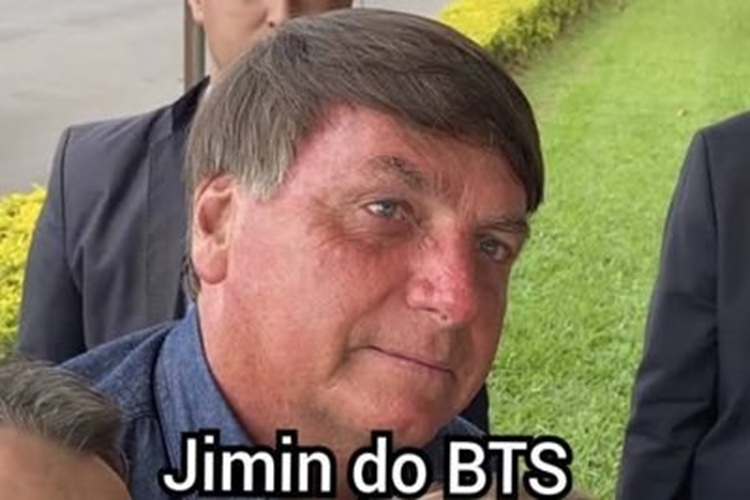 Bolsonaro Jimin BTS Meme na web