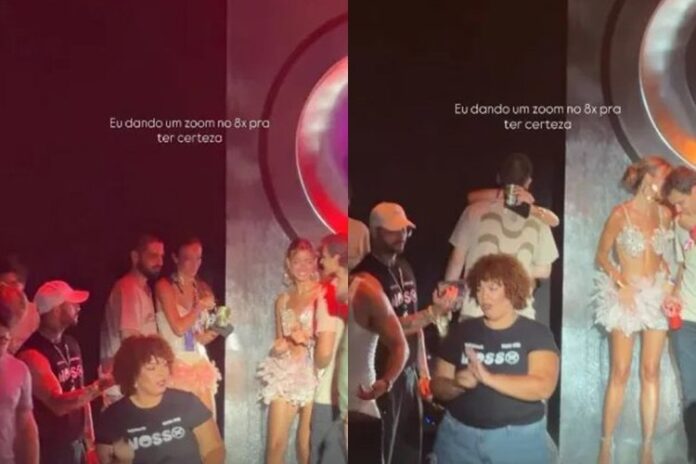 João e Aninha João Silva e Aninha Nóbrega em clima de romance • Instagram/Jessica Moraes